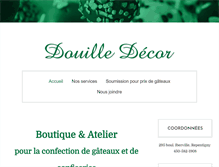 Tablet Screenshot of douilledecor.com